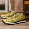Sale Marco di Milano Scanno Ostrich Quill Sneakers Antique Green AntiqueGreen
