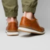 Flash Sale Marco di Milano Scanno Ostrich Quill Sneakers Antique Cognac AntiqueCognac