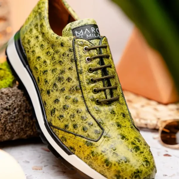 marco_di_milano_scanno_os_7-7.webp Sale Marco di Milano Scanno Ostrich Quill Sneakers Antique Green AntiqueGreen