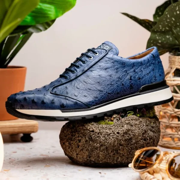 marco_di_milano_scanno_os_8-8.webp Clearance Marco di Milano Scanno Ostrich Quill Sneakers Antique Navy AntiqueNavy