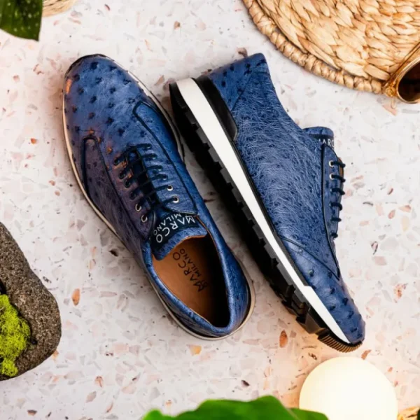 marco_di_milano_scanno_os_9-8.webp Clearance Marco di Milano Scanno Ostrich Quill Sneakers Antique Navy AntiqueNavy