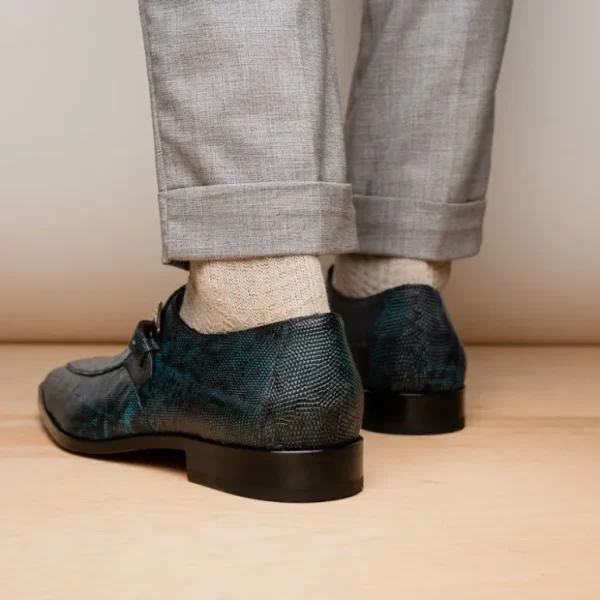 marco_di_milano_toluca_cr_12.webp Cheap Marco di Milano Toluca Crocodile & Lizard Monk Strap Blue / Black