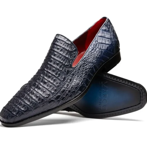 marco_di_milano_trento_ca_1-2.webp Best Sale Marco di Milano Trento Caiman Crocodile Loafers Navy