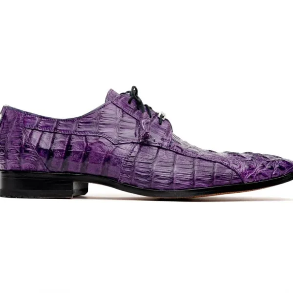 Hot Marco di Milano Tulum Caiman Crocodile Derby Purple