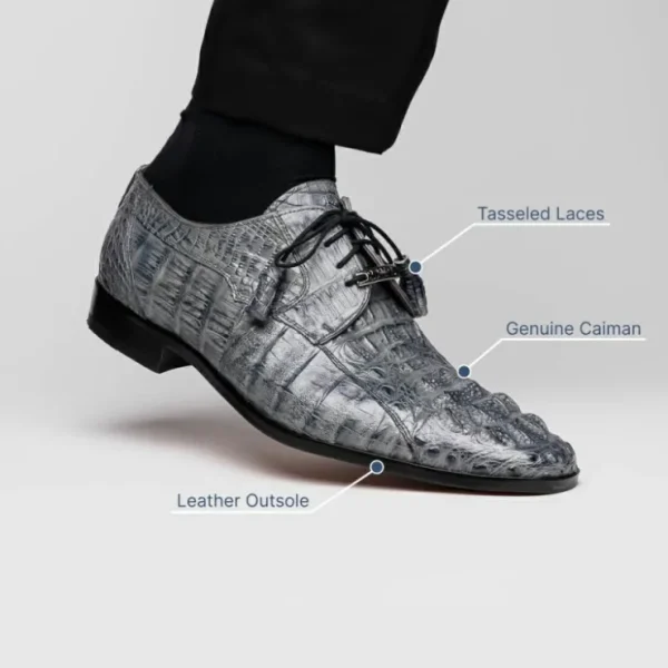 marco_di_milano_tulum_cai_11.webp Best Sale Marco di Milano Tulum Caiman Crocodile Derby Grey