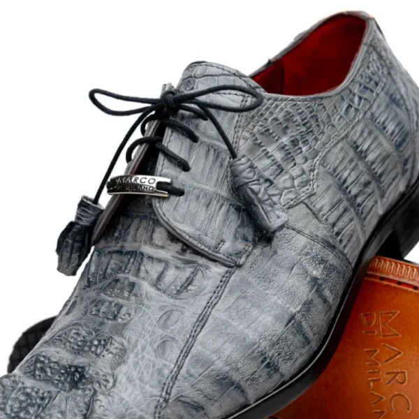 marco_di_milano_tulum_cai_2.webp Best Sale Marco di Milano Tulum Caiman Crocodile Derby Grey