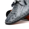 Best Sale Marco di Milano Tulum Caiman Crocodile Derby Grey