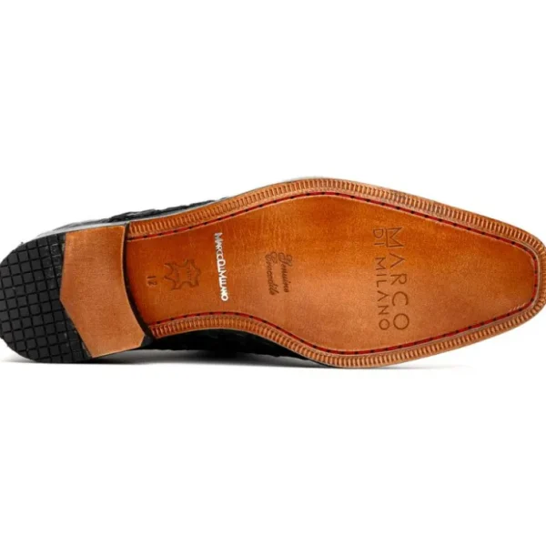 Hot Marco di Milano Tulum Caiman Crocodile Derby Purple