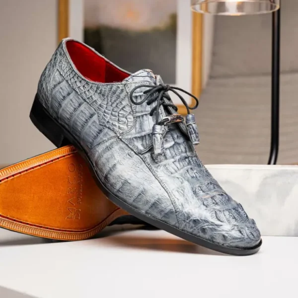 marco_di_milano_tulum_cai_6.webp Best Sale Marco di Milano Tulum Caiman Crocodile Derby Grey