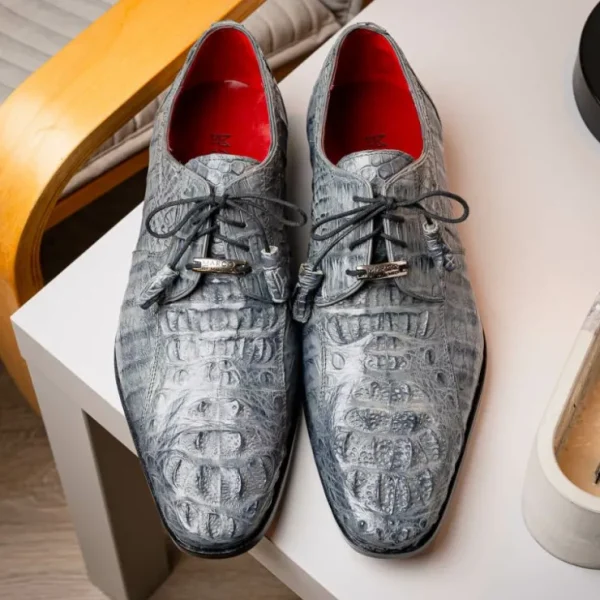 marco_di_milano_tulum_cai_8.webp Best Sale Marco di Milano Tulum Caiman Crocodile Derby Grey