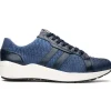 Hot Marco di Milano Verona Python & Calfskin Sneakers Navy