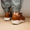 Sale Marco di Milano Verona Python & Calfskin Sneakers Honey