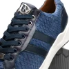 Hot Marco di Milano Verona Python & Calfskin Sneakers Navy