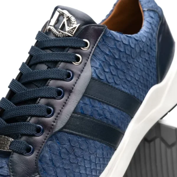 marco_di_milano_verona_py_3-4.webp Hot Marco di Milano Verona Python & Calfskin Sneakers Navy