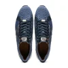 Hot Marco di Milano Verona Python & Calfskin Sneakers Navy