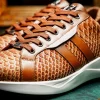 Sale Marco di Milano Verona Python & Calfskin Sneakers Honey