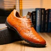 Best Sale Marco di Milano Vulcan Alligator Sneakers Honey