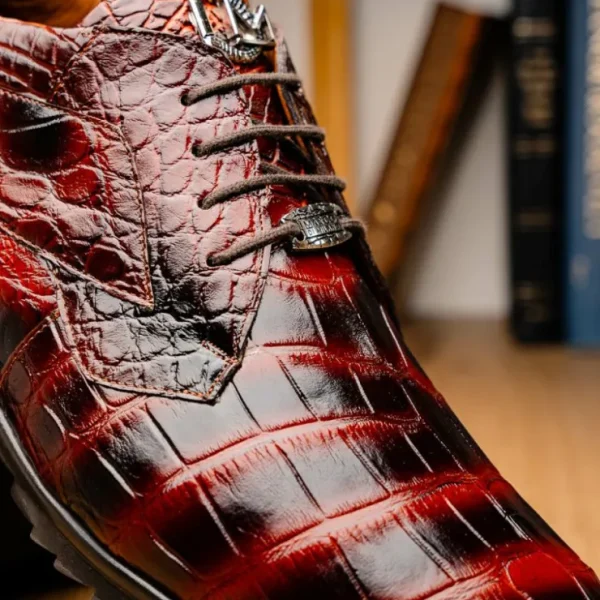 Outlet Marco di Milano Vulcan Alligator Sneakers Rustic Cognac RusticCognac