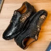 Fashion Marco di Milano Vulcan Alligator Sneakers Black