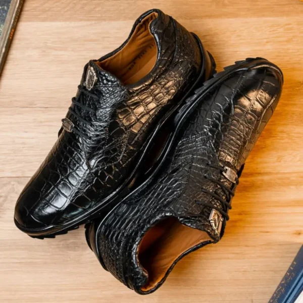 marco_di_milano_vulcan_al_8.webp Fashion Marco di Milano Vulcan Alligator Sneakers Black