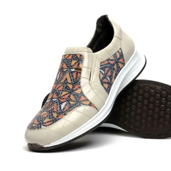 maseratti_fresco__embosse_6.webp Store Maseratti Fresco 6003 Embossed Caiman & Azteca Sneakers Oryx