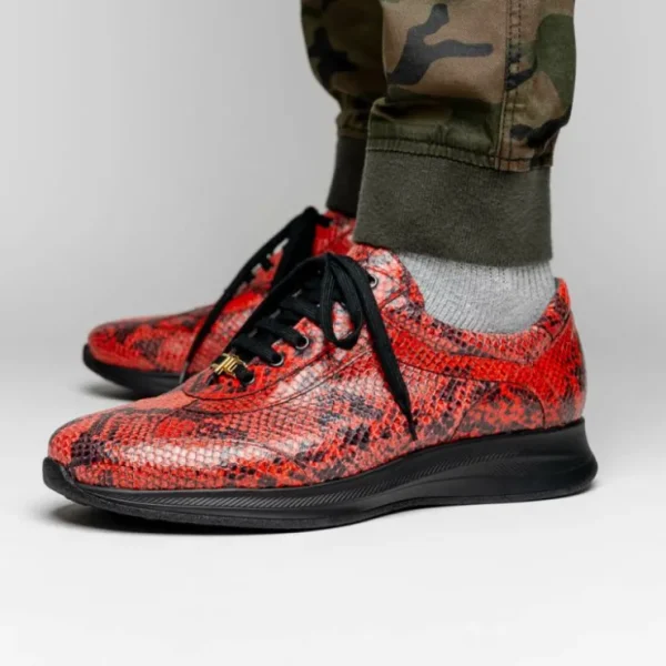 maseratti_snake__embossed_13.webp New Maseratti Snake 6004 Embossed Python Sneakers Cimarron