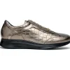 Clearance Maseratti Vidal 6002 Embossed Crocodile Sneakers (Limited Edition) Gold