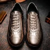 Clearance Maseratti Vidal 6002 Embossed Crocodile Sneakers (Limited Edition) Gold