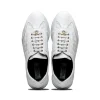 Clearance Maseratti Vidal 6002 Embossed Crocodile / Caiman / Ostrich Sneakers White