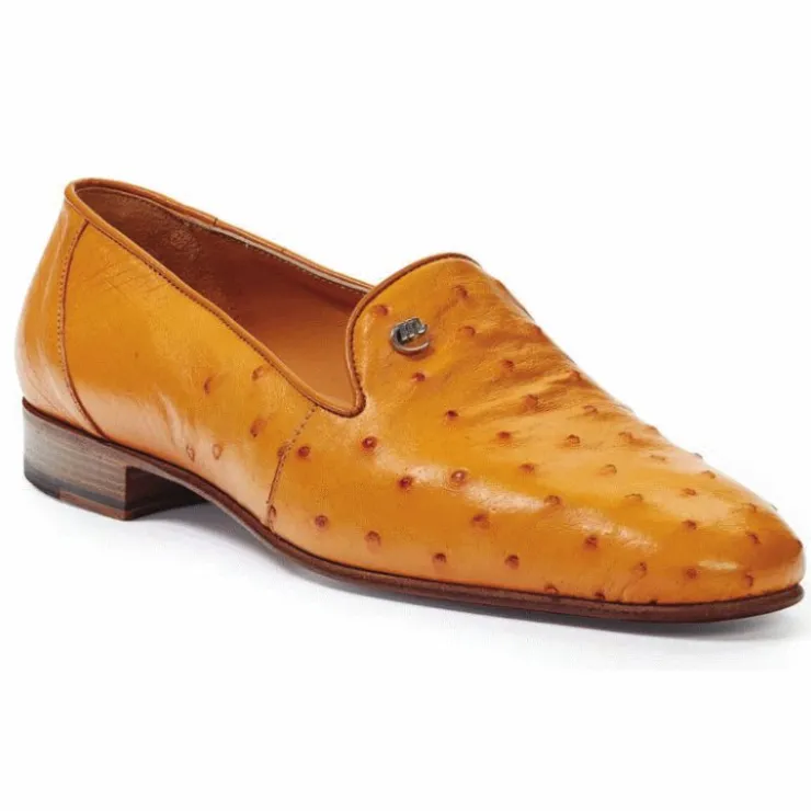 Best Sale Mauri 4516 / 5 Traversi Ostrich Loafers (Special Order) Buttercup