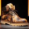 Flash Sale Mauri 3240/3 Alligator / Nappa Boots Dune Smoke & T. Moro DuneSmoke&T.Moro
