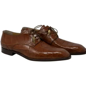 Fashion Mauri 3046 Alligator Dress Shoes Dark Cognac (Special Order) DarkCognac