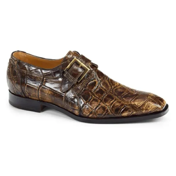 mauri__alligator_monk_str_0-1.webp Fashion Mauri 1002 Alligator Monk Strap Shoes Burnished (Special Order) Brown