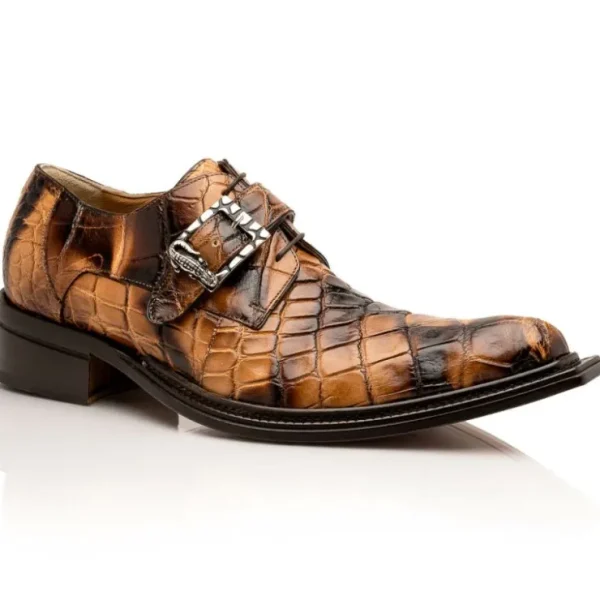 mauri__alligator_monk_str_0-6.webp Hot Mauri 44166/2 Alligator Monk Strap Dune Smoke T. Moro (Special Order) DuneSmokeT.Moro