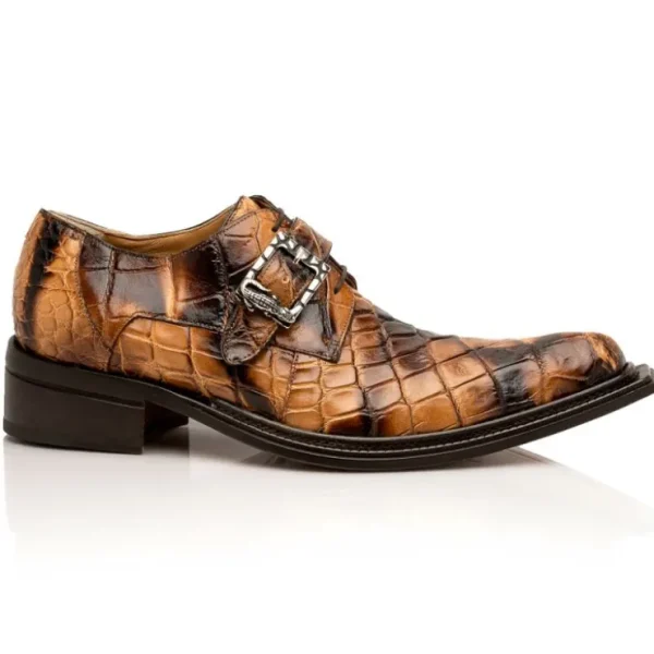 mauri__alligator_monk_str_1-4.webp Hot Mauri 44166/2 Alligator Monk Strap Dune Smoke T. Moro (Special Order) DuneSmokeT.Moro