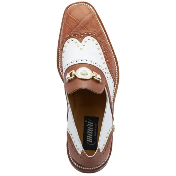 mauri__alligator_shoes_co_2.webp Store Mauri 3092 Alligator Shoes Cognac / White