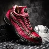 Best Sale Mauri 8900/2 Alligator Sneakers Dirty Taste of Berry / Ruby Red