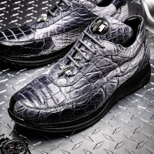 Best Sale Mauri 8900/2 Alligator Sneakers Multi Grey MultiGrey