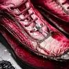 Best Sale Mauri 8900/2 Alligator Sneakers Dirty Taste of Berry / Ruby Red