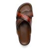 Clearance Mauri 5134 Alligator Time Sandals Cognac / Dirty T. Moro