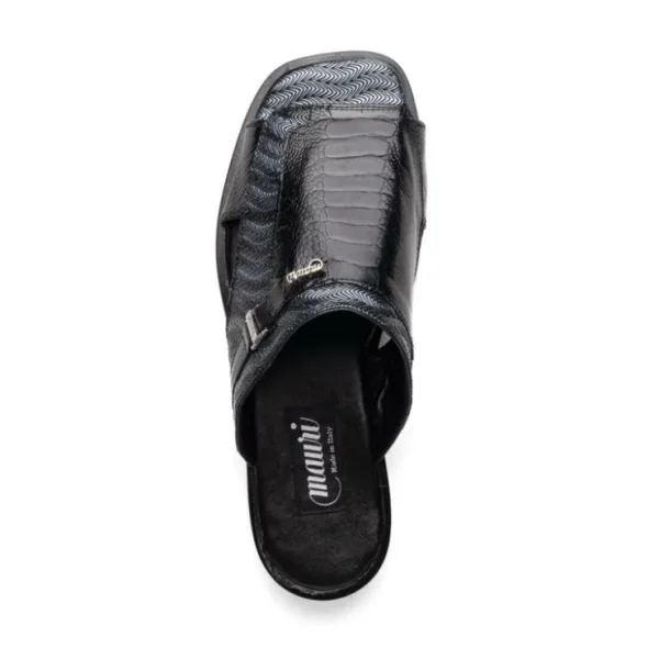 Cheap Mauri 1406/1 Aloha Ostrich Leg & Balera Sandal Black / Multi Grey