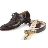 Discount Mauri 4642 Arsenal Baby Crocodile & Hornback Dress Shoes TD Moro (Special Order) TDMoro