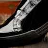 Cheap Mauri 8478/10 Baby Croc / Quilted Velvet / Patent Sneaker Black