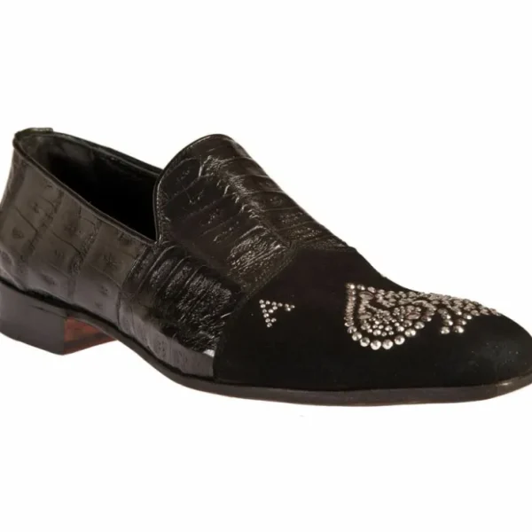 mauri__baby_croc__suede_s_0.webp Shop Mauri 3072 Baby Croc / Suede Shoes (Special Order) Black