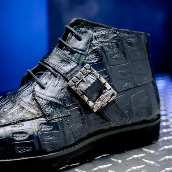 Hot Mauri 3238/1 Baby Croc Boots Wonder Blue WonderBlue