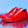 Sale Mauri 8900/2 Baby Crocodile / Embossed Patent Sneakers Red