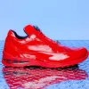 Sale Mauri 8900/2 Baby Crocodile / Embossed Patent Sneakers Red