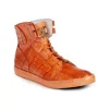 Flash Sale Mauri 6129 Baby Crocodile & Nappa Sneakers (Special Order) Orange