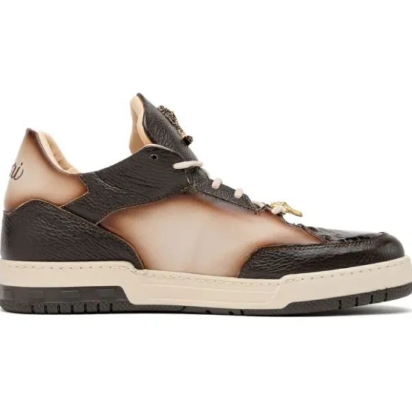 mauri__baby_crocodile_amp_1-5.webp Clearance Mauri 8423 Baby Crocodile & Nappa Sneakers Sport Rust / Dune Dirty Gold SportRust/DuneDirtyGold