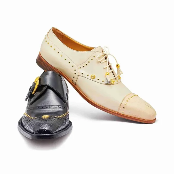 Shop Mauri 4901 Body Alligator / Calfskin Shoes Hunter Green HunterGreen
